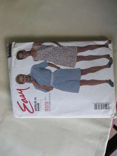 STITCH'N SAVE - PATTERN NO. 9828  - SIZE B 16-22 - FACTORY FOLDED - AS PER SCAN