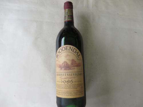 ROODENDAL VINTAGE 1985 CABERNET SAUVIGNON - AS PER SCAN - AS A COLLECTORS ITEM ONLY
