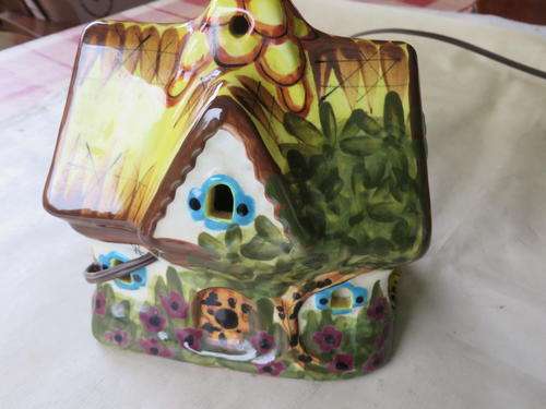 CERAMIC BEDSIDE LAMP - 160 X 120 MM - 170 MM HIGH - THE JOLLY FARMER - AS PER SCAN