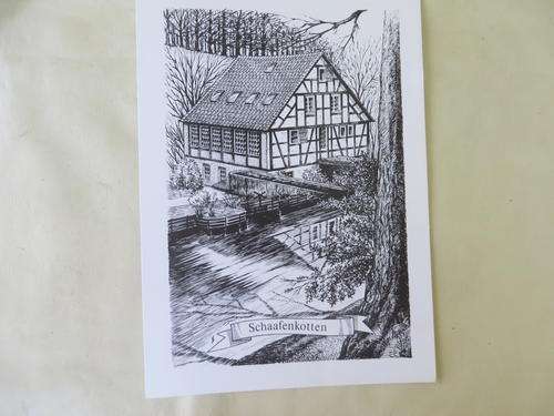 OLD PRINT - HAAN - GERMANY - SCHAAFENKOTTEN - 210 X 295 MM