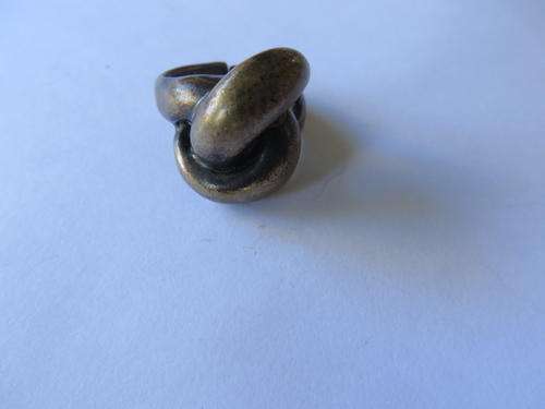 UNUSUAL DESIGNED SILVER RING - MARKING 925 - 22.9 GRAM - GERMANY