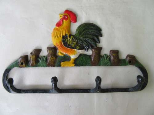 CAST IRON DISH CLOTH HANGER - 260 X 70 MM - 150 MM HIGH - AS PER SCAN