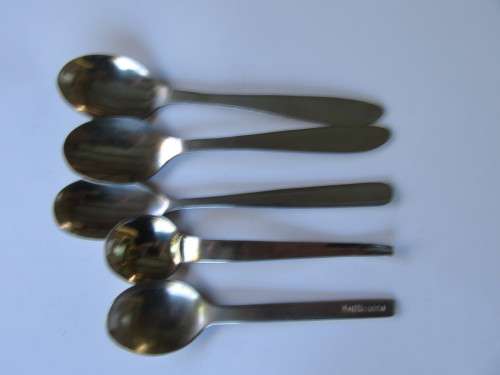 TEA SPOON COMBO - 2 SAA - 1 LUFTHANSA - 1 SWISSAIR - 1 BRITISH AIRWAYS - AS PER SCAN