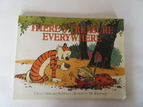 CALVIN AND HOBBES - THERE'S TREASURE EVERYWHERE - AS PER SCAN