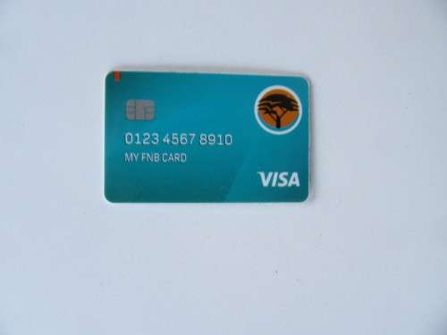 CHECKERS LITTLE SHOP 2 - FNB VISA CARD  - AS PER SCAN - WILL COMBINE POSTAGE
