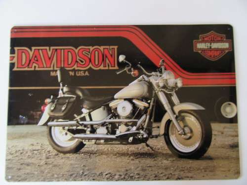 HARLEY DAVIDSON TIN SIGN - 430 X 290 MM - AS PER SCAN