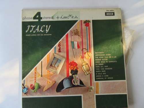 LP - ITALY - ROGER LAREDO  - SOME WEAR AND TEAR ON COVER - AS PER SCAN