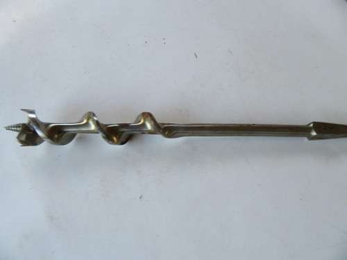 VINTAGE AUGER WOOD DRILL - 14 MM - MILLER-FALLS - AS PER SCAN