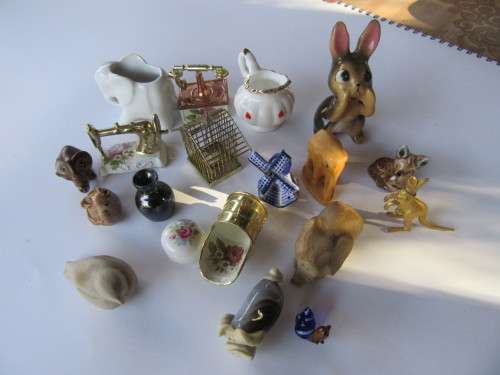 A GOOD SELECTION OF PRINTERS TRAY ITEMS - 19 ITEMS - 15 - 80 MM - AS PER SCAN