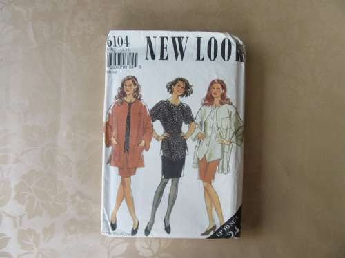 NEW LOOK - PATTERN NO. 6104 - SIZE 12-24- FACTORY FOLDED - AS PER SCAN