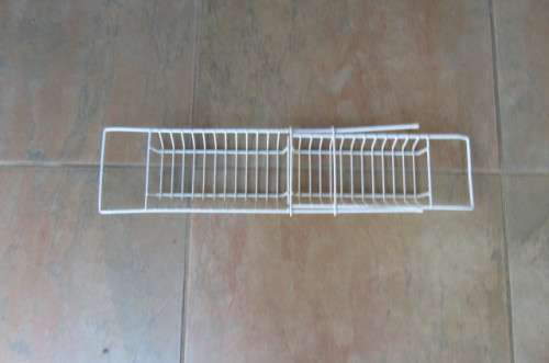 VINTAGE WIRE BATH SHELF - 570 X 130 MM - CAN EXTEND TO 680 MM - AS PER SCAN