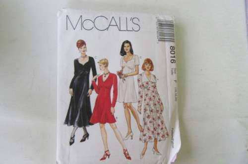 MACALLS NO. 8016  - SIZE F 16-18-20 - FACTORY FOLDED - AS PER SCAN