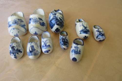 10 VARIOUS SMALL DELFT ITEMS - AS PER SCAN - BID PER ITEM