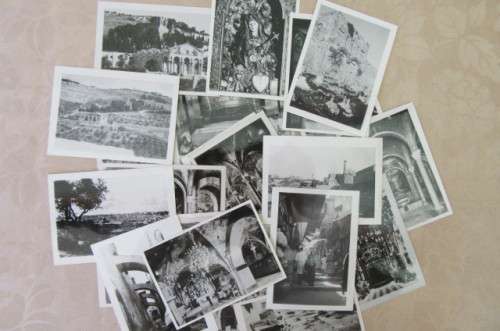 20 SMALL SOUVENIR PHOTOS FROM JERUSALEM - AS PER SCAN