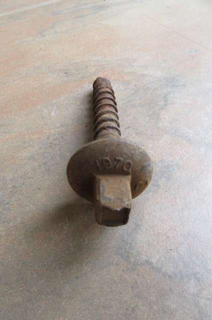 RAILWAY SLEEPER BOLT - 1970   - AS PER SCAN