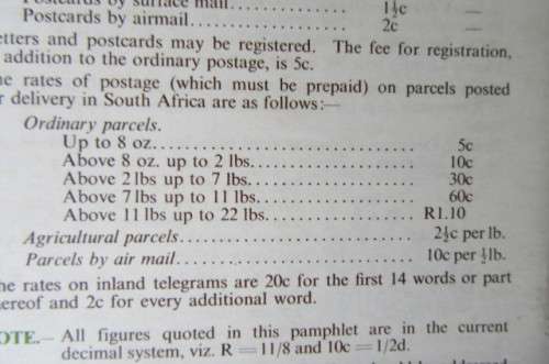 TAXATION, LICENCES,ETC IN THE REPUBLIC OF SOUTH AFRICA - DECEMBER 1968 - AS PER SCAN