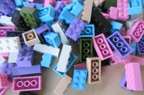 150 VARIOUS BUILDING BLOCKS - DO FIT ON LEGO - AS PER SCAN - WILL COMBINE POSTAGE- BID PER ITEM