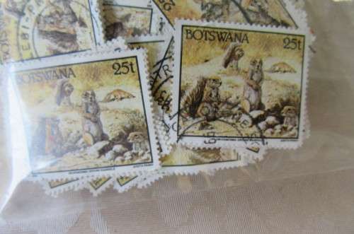 HUNDREDS OF DOUBLED STAMPS - BOTSWANA, LESOTHO, TRANSKEI, ZAMBIA, SWAZILAND - AS PER SCAN