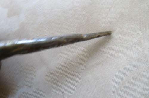 OLD OIL CAN - 45 MM DIAM. - 90 MM HIGH - AS A COLLECTORS ITEM ONLY - AS PER SCAN