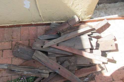 FOR THE SERIOUS WOODWORKER - 70 OFFCUTS FROM RAILWAY SLEEPERS - BID PER ITEM