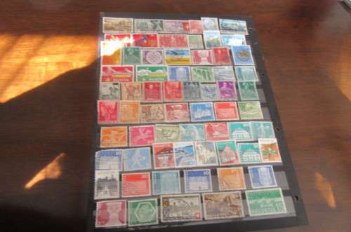 66 VARIOUS STAMPS SWITZERLAND