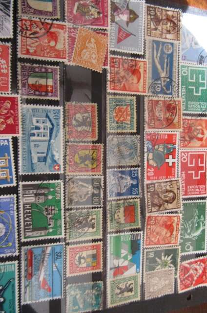 66 VARIOUS STAMPS SWITZERLAND