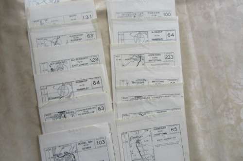 15 OLD STRIP MAPS - AS PER SCAN
