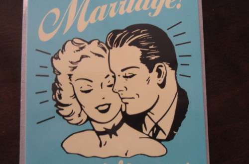 UNUSED POST CARD - MARRIAGE