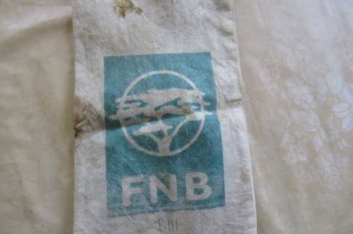 OLD FNB MONEY BAG - AS PER SCAN
