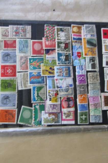 START WITH YOUR OWN INTERNATIONAL STAMP COLLECTION - 73 STAMPS - 4 COUNTRIES