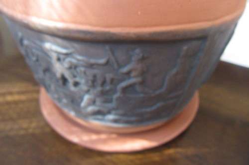BEAUTIFUL EARTHWARE VORTREKKER DECANTER - AS PER SCAN