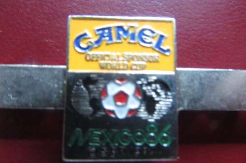 CAMEL CLIP - SOCCER WORLD CUP - MEXICO 86 - AS PER SCAN