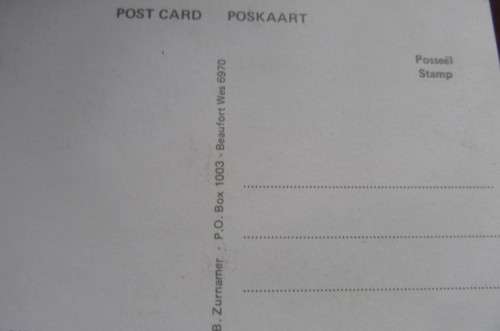 UNUSED POST CARD - CLASS 12 AR