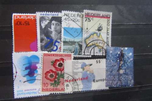 8 STAMPS NETHERLANDS - CARD EXCLUDED - AS PER SCAN - 3391