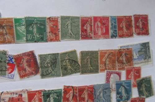 50 STAMPS FRANCE - CARD EXCLUDED - AS PER SCAN - F 5