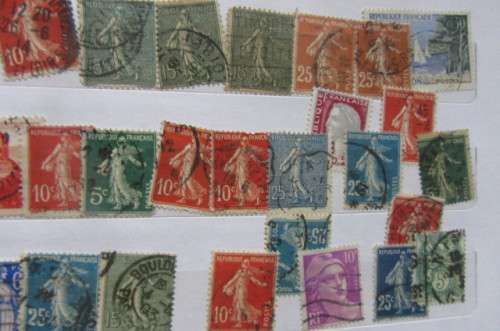 50 STAMPS FRANCE - CARD EXCLUDED - AS PER SCAN - F 5