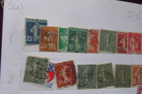 50 STAMPS FRANCE - CARD EXCLUDED - AS PER SCAN - F 5
