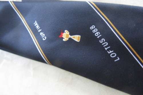 RUGBY TIE - CUP FINAL - LOFTUS 1988 - AS PER SCAN