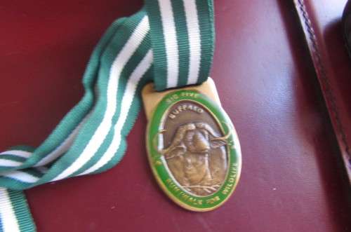 MEDAL - RUN/WALK FOR WILDLIFE - BIG FIVE -BUFFALO