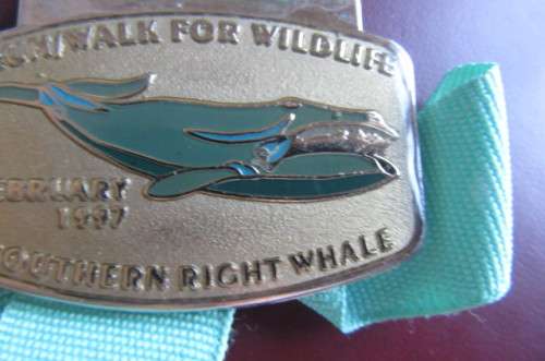 MEDAL - RUN/WALK FOR WILDLIFE - SOUTHERN RIGHT WHALE