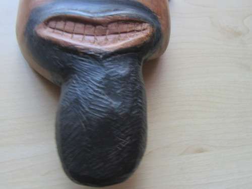 UNKNOWNCARVED WOODEN MASK - APPR,300 X150 MM - AS PER SCAN