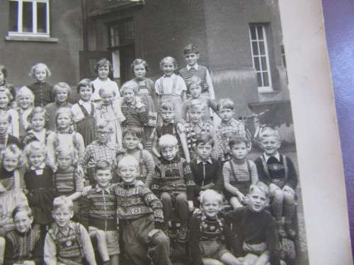 VINTAGE CLASS PHOTO 1954 - SOLINGEN /GERMANY