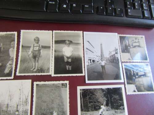 11 OLD BLACK AND WHITE PHOTOGRAPHS - AS PER SCAN