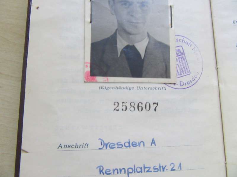 A PIECE OF GERMAN HISTORY - NOSTALGY - AKTIVISTENAUSWEIS - RUDOLF BOEHM