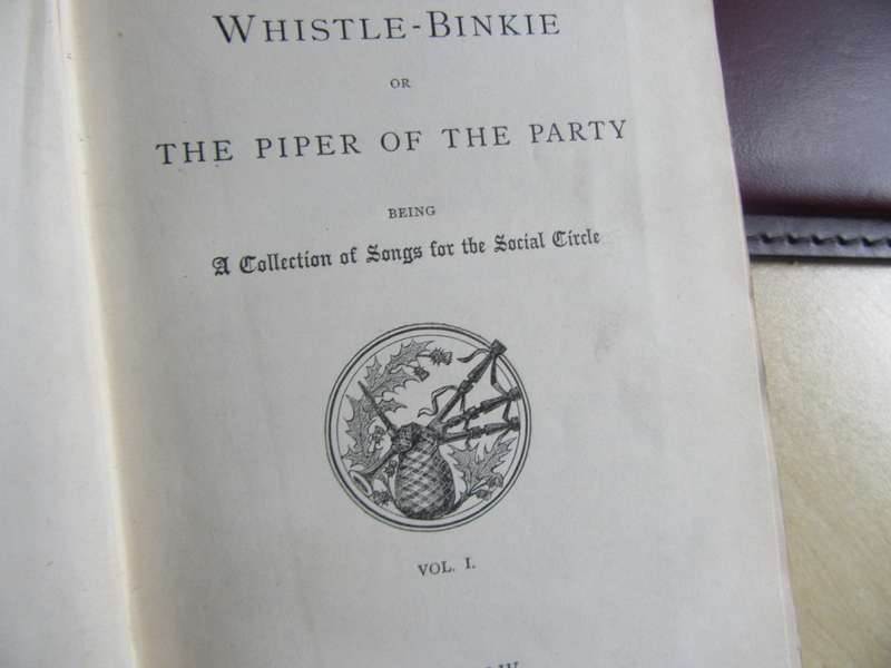 WHISTLE -BINKIE OR THE PIPER OF THE PARTY - 1878 - FOR RESTAURATION