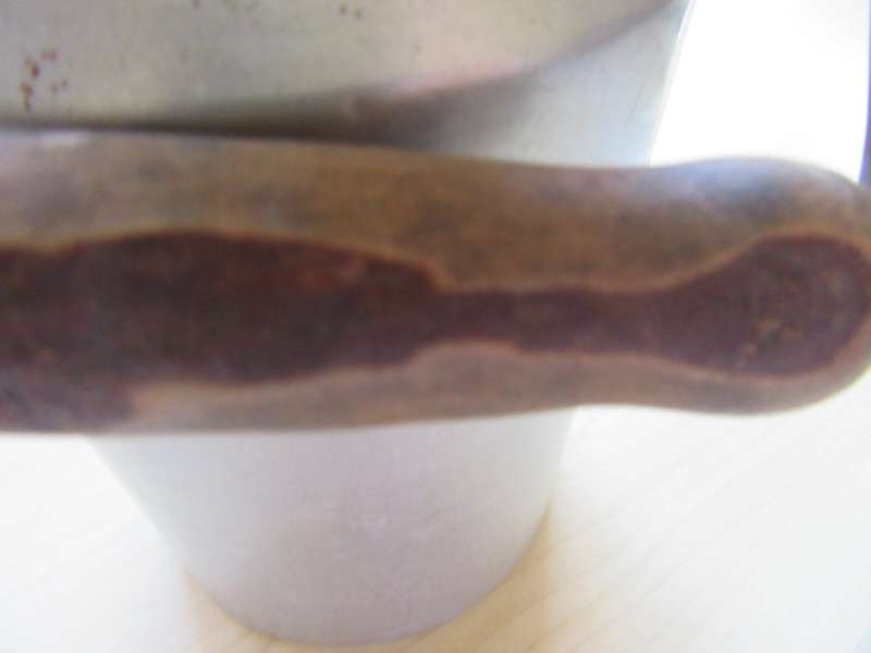 VINTAGE ALUMINIUM MILK CAN FROM GERMANY - APPR. 100 MM DIAM. - 120 MM HIGH - AS PER SCAN
