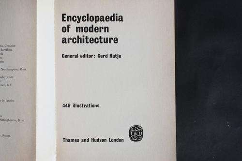 ENCYCLOPAEDIA OF MODERN ARCHITECTURE - N.PEVSNER