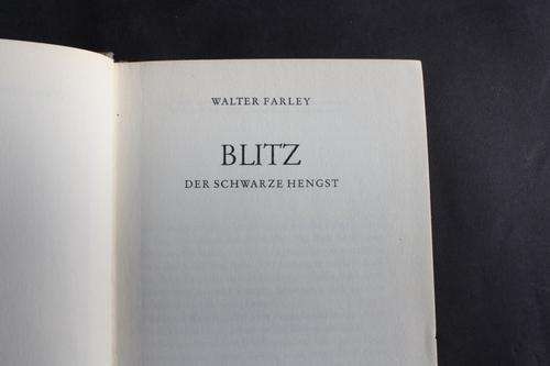 BLITZ DER SCHWARTZE HENGST - W.FARLEY