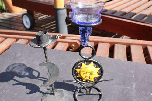 3 CANDLE HOLDERS