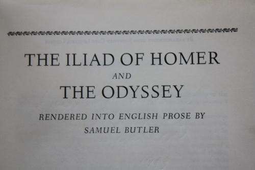 THE ILIAD OF HOMER AND THE ODYSSEY